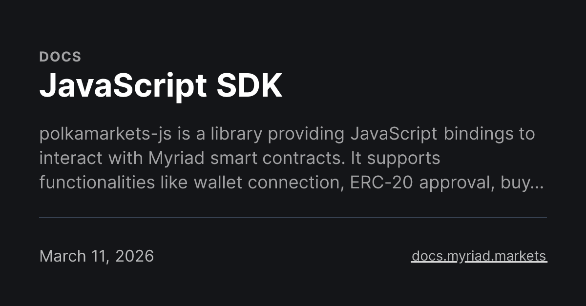 JavaScript SDK