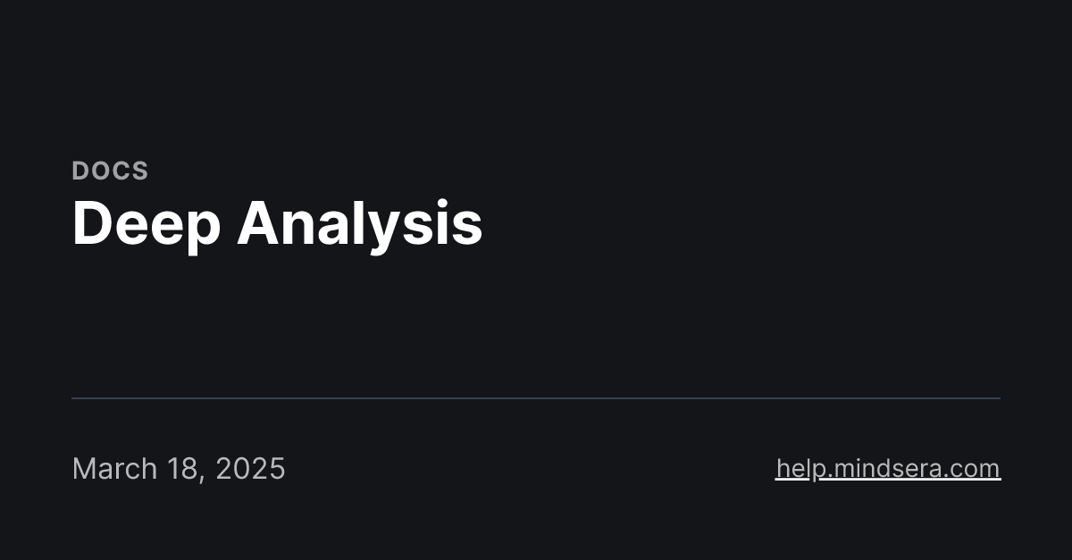 Deep Analysis