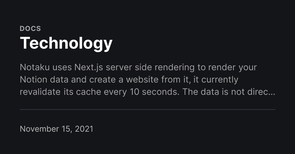 Technology