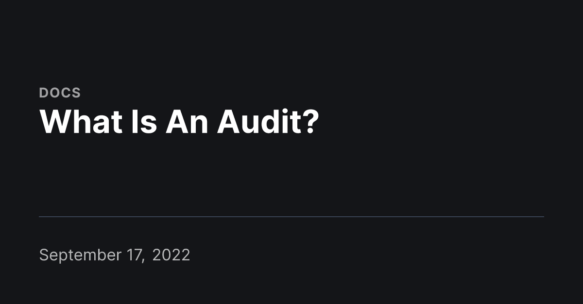 what-is-an-audit-epic-audits