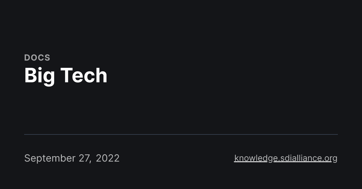 Big Tech
