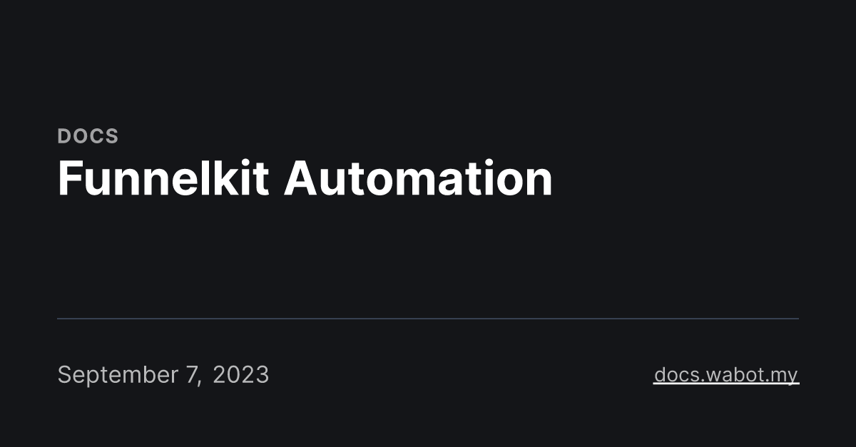 Funnelkit Automation
